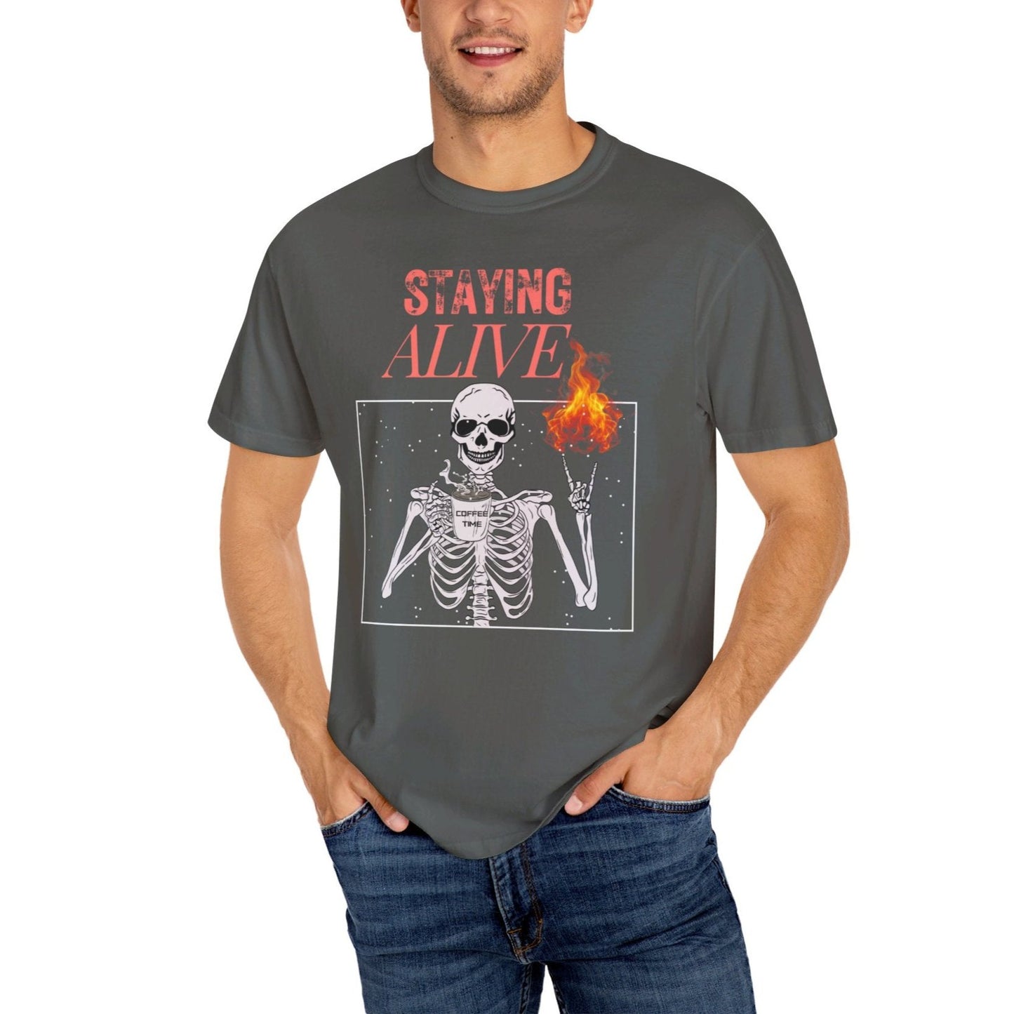 Staying Alive Halloween T-shirt