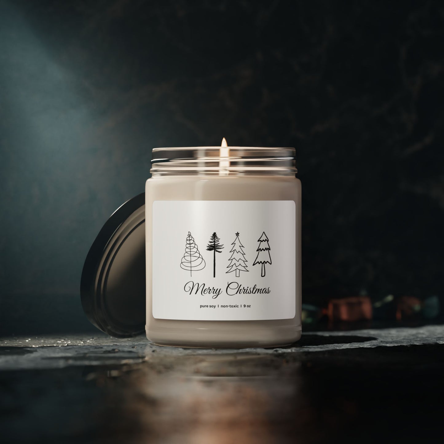 Scented Soy Christmas Candle, 9oz