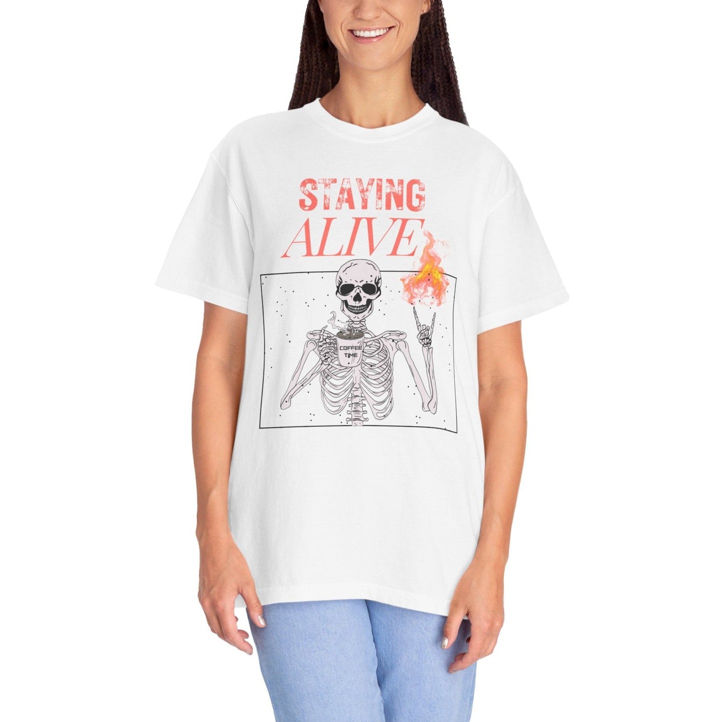 Staying Alive Halloween T-shirt