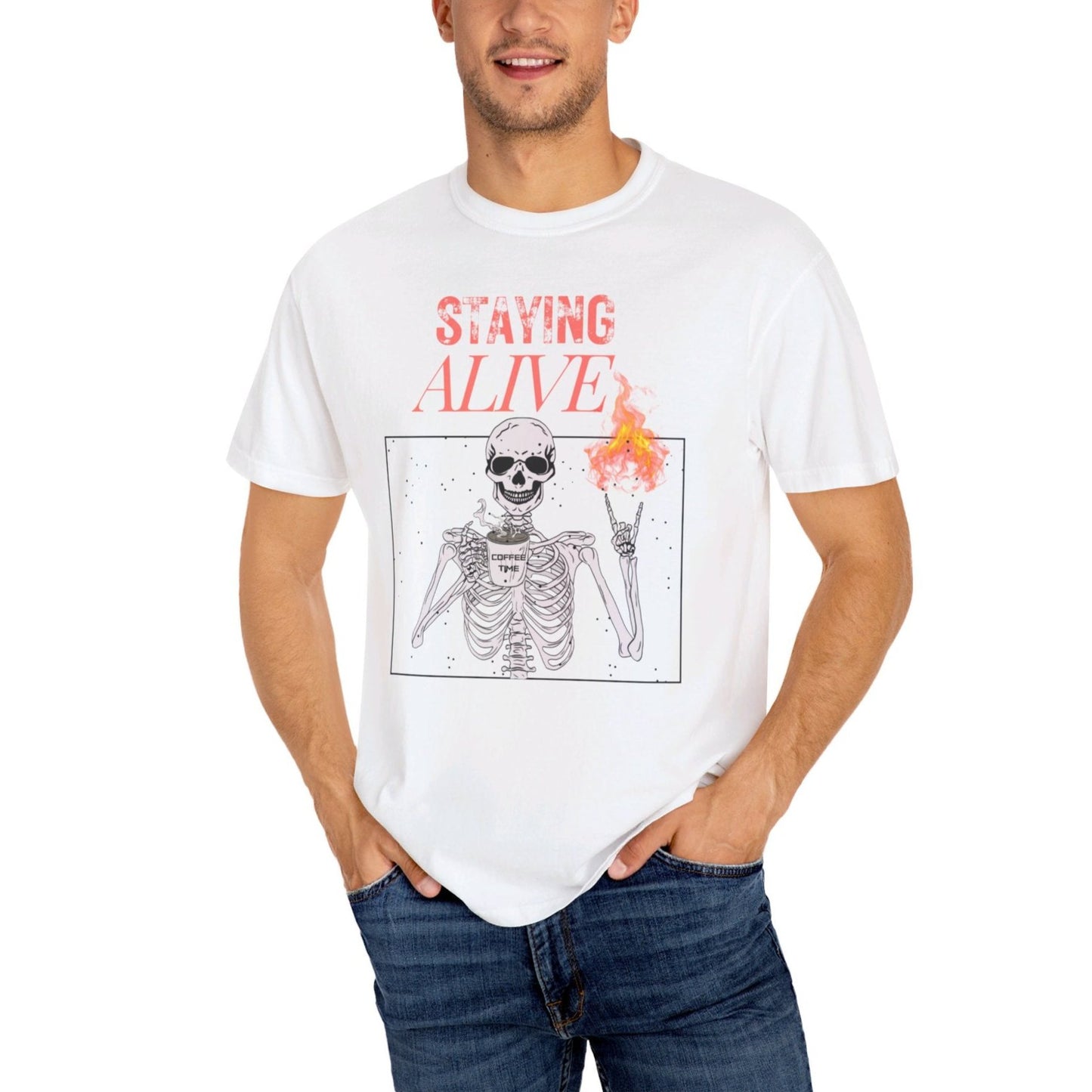 Staying Alive Halloween T-shirt