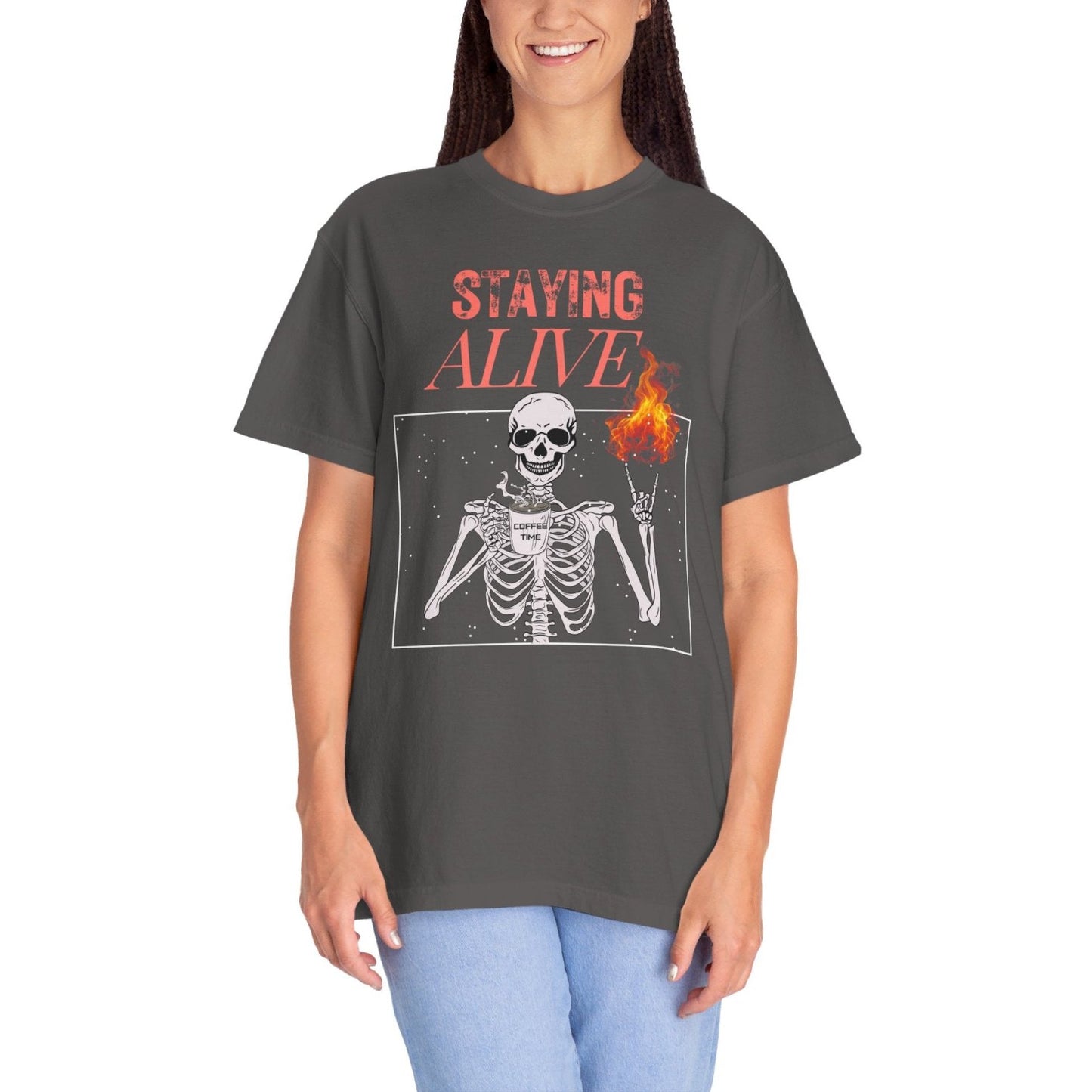 Staying Alive Halloween T-shirt