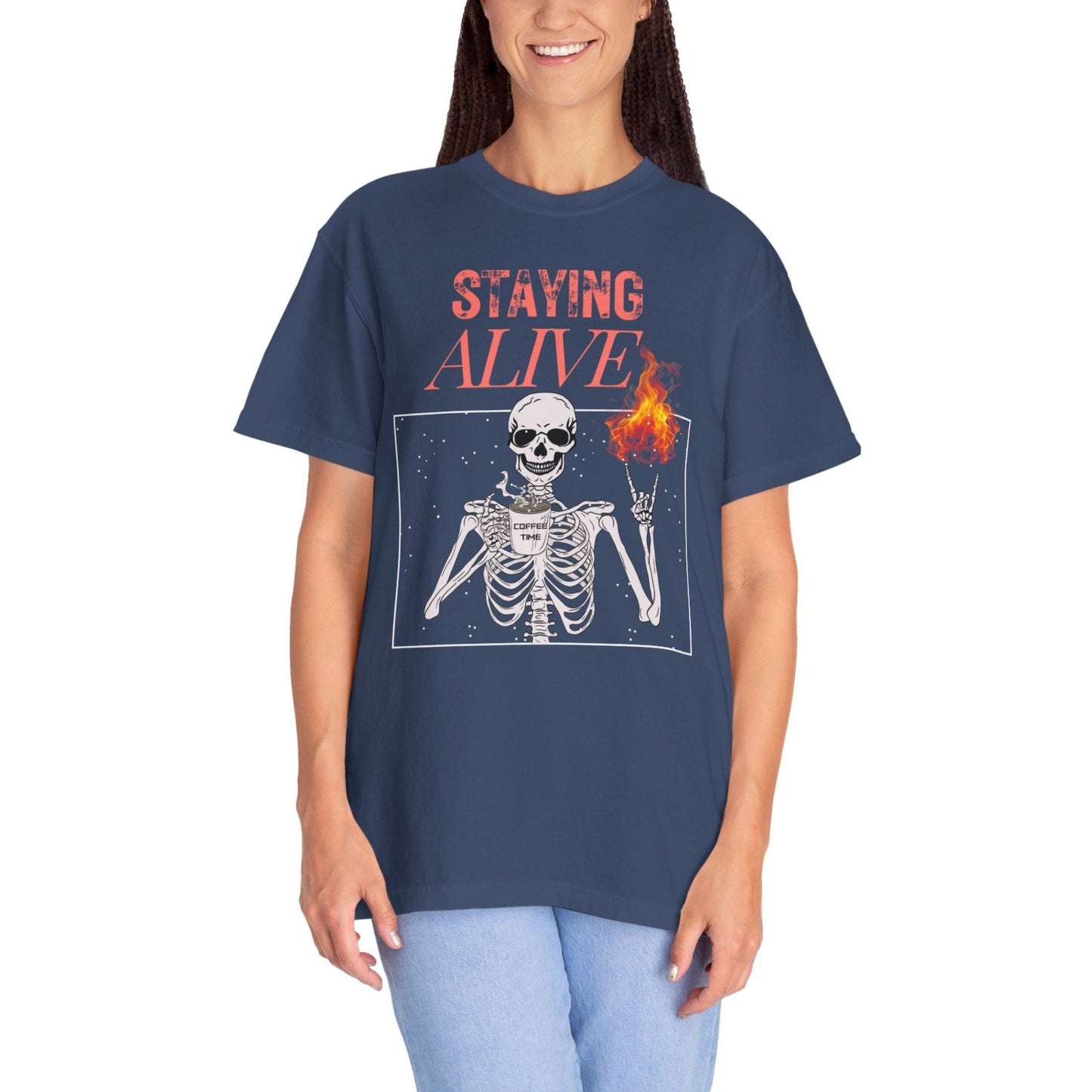 Staying Alive Halloween T-shirt