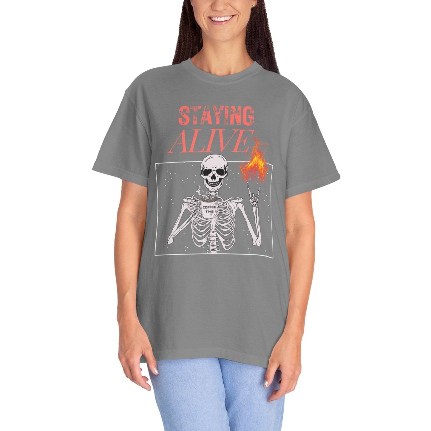 Staying Alive Halloween T-shirt