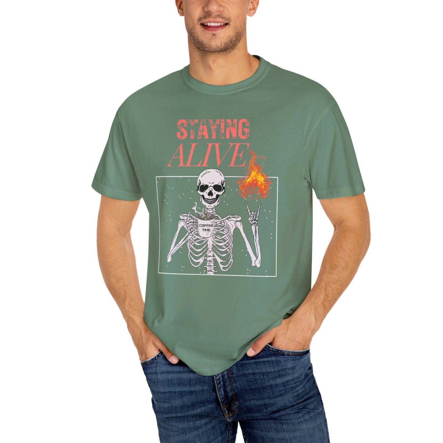 Staying Alive Halloween T-shirt