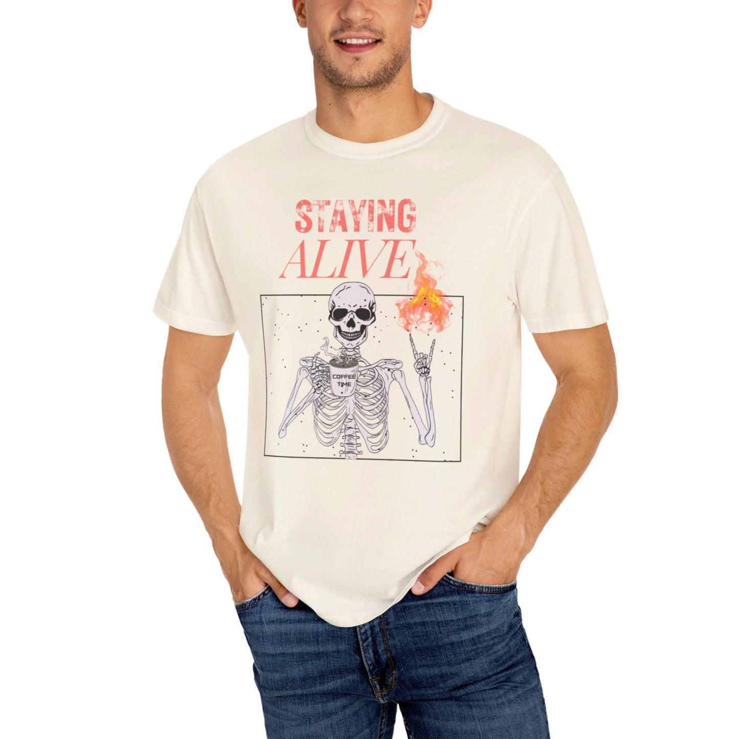 Staying Alive Halloween T-shirt