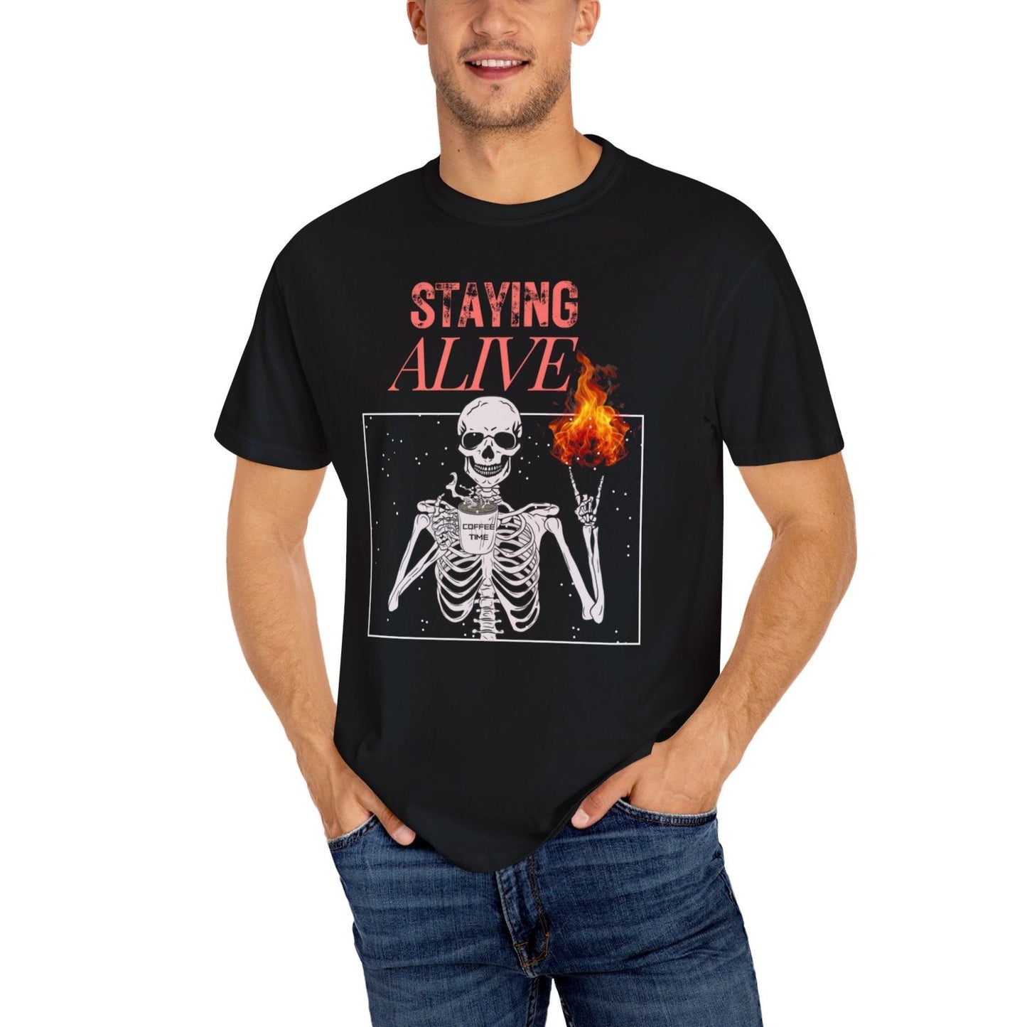 Staying Alive Halloween T-shirt