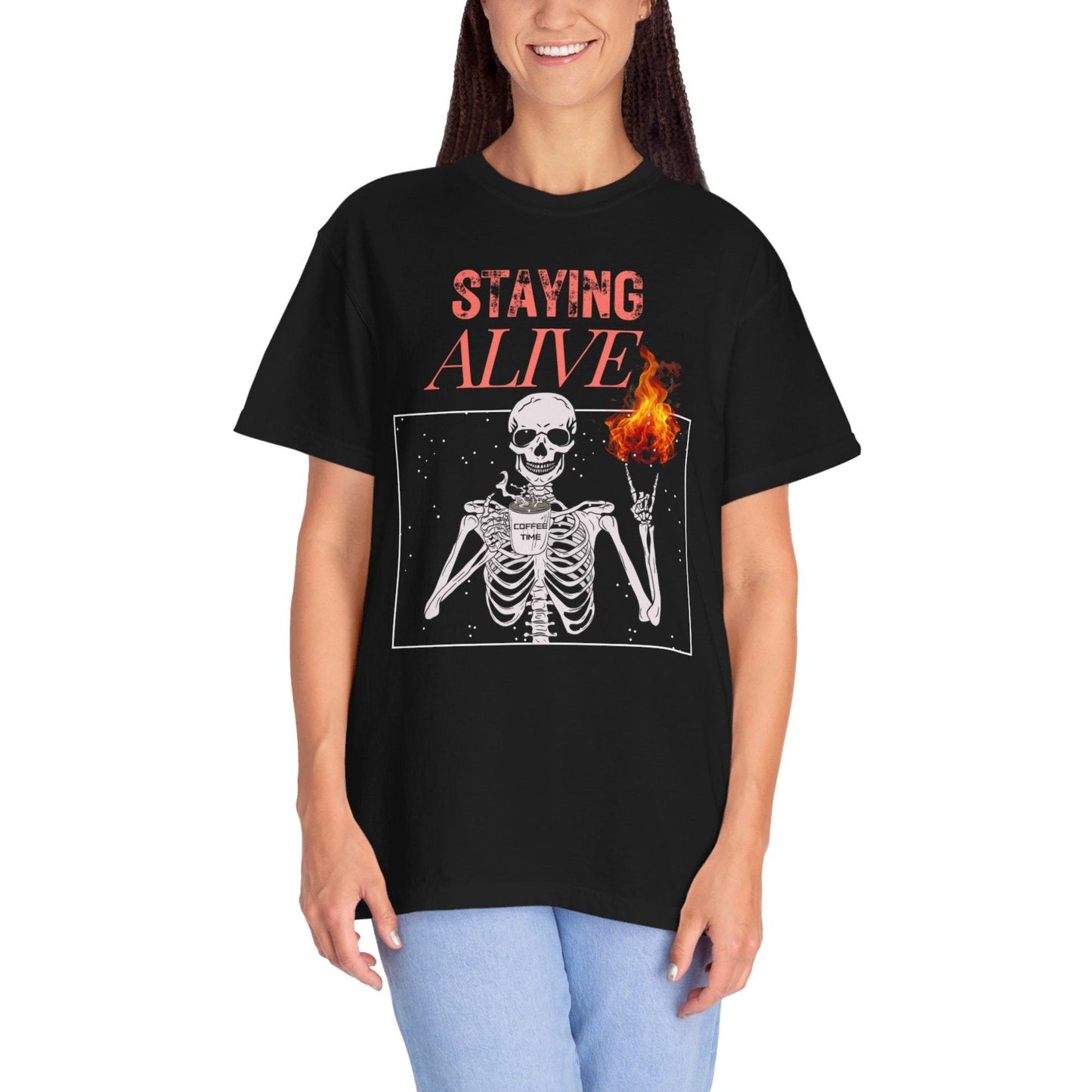 Staying Alive Halloween T-shirt