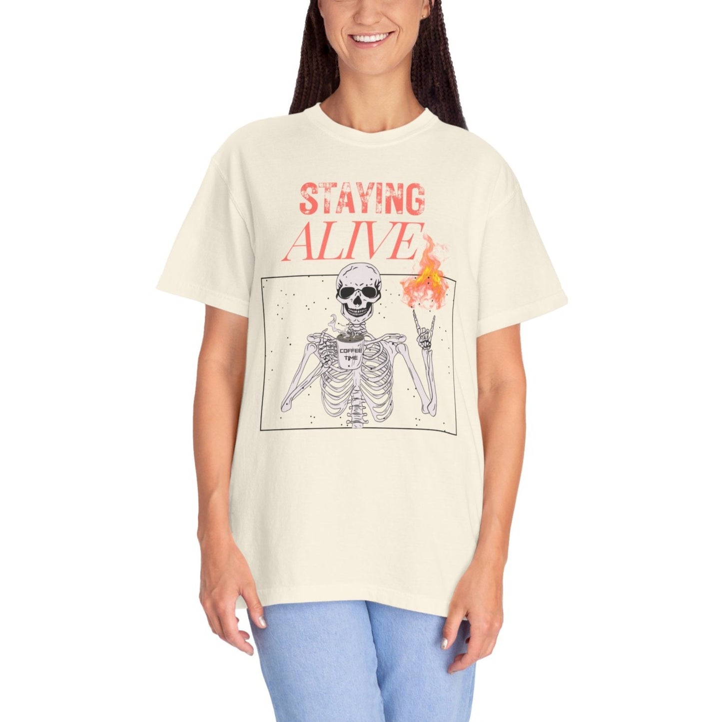 Staying Alive Halloween T-shirt