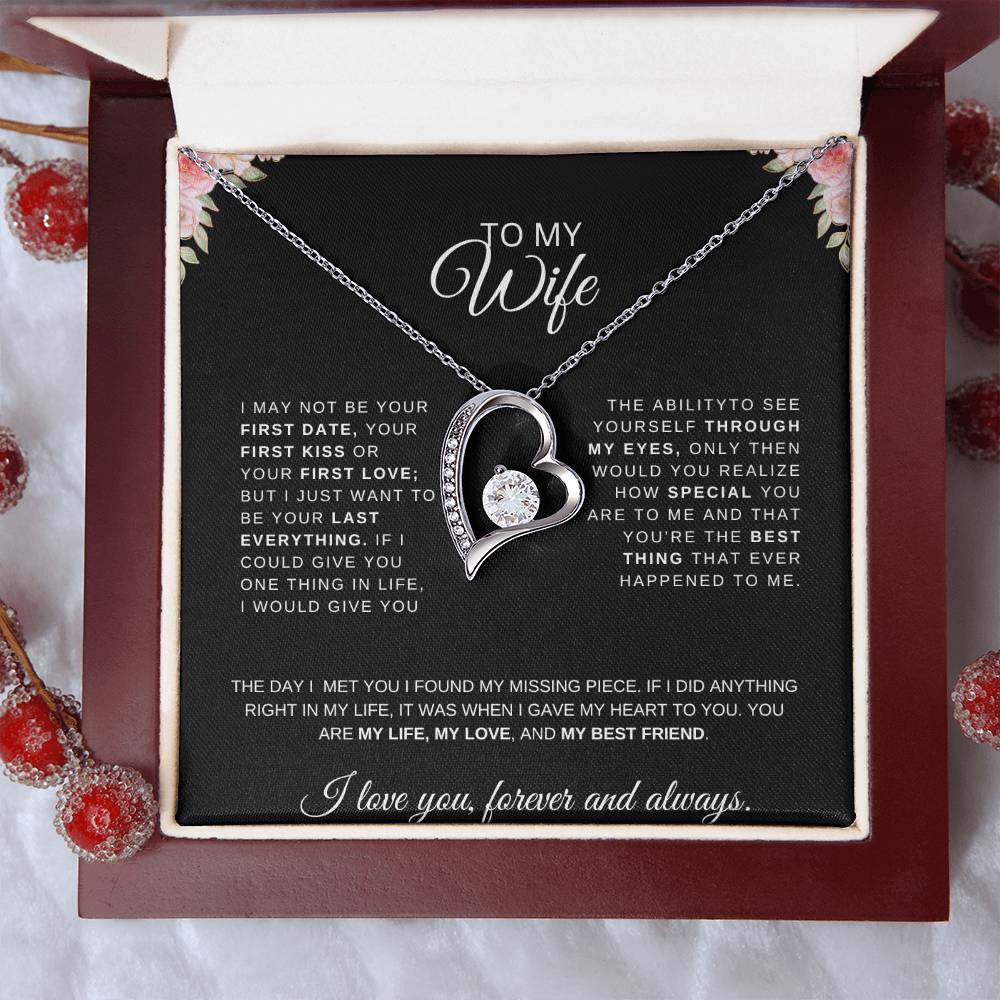 I May Not Be Your First Date, First Kiss, First Love | Heart Necklace