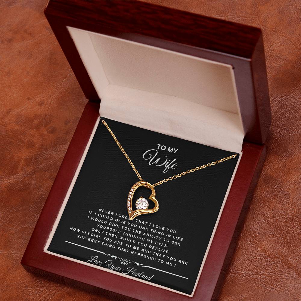 To My Wife | Forever Love Necklace