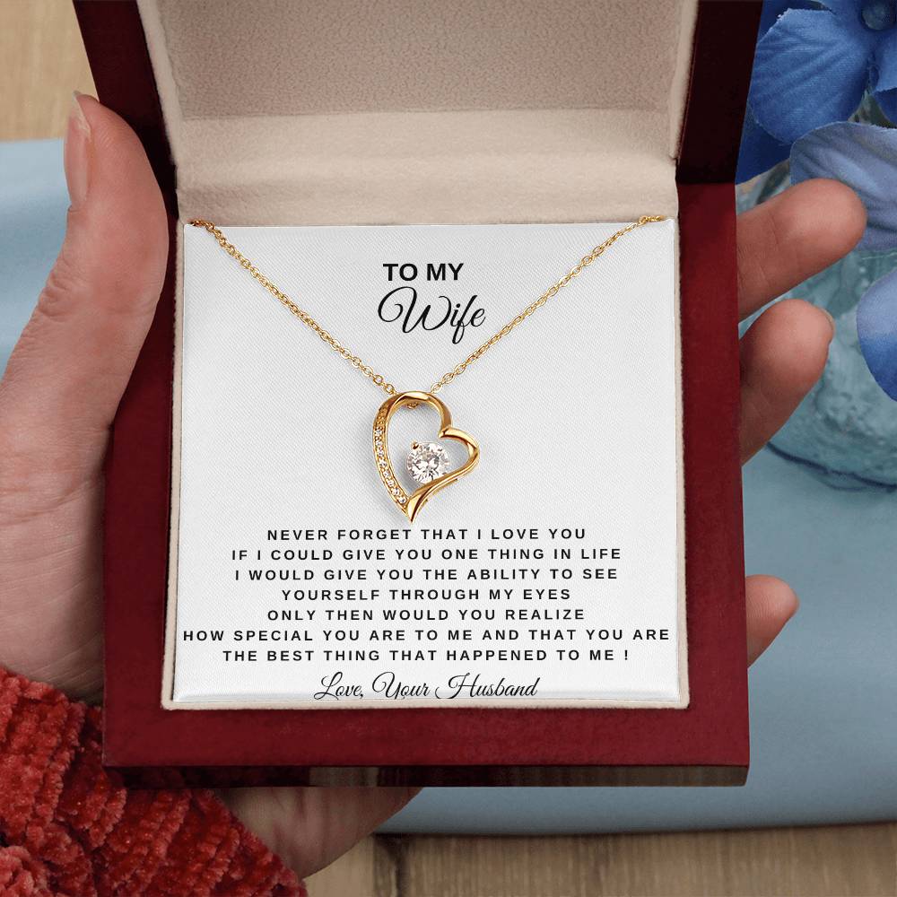 To My Wife | Forever Love Necklace