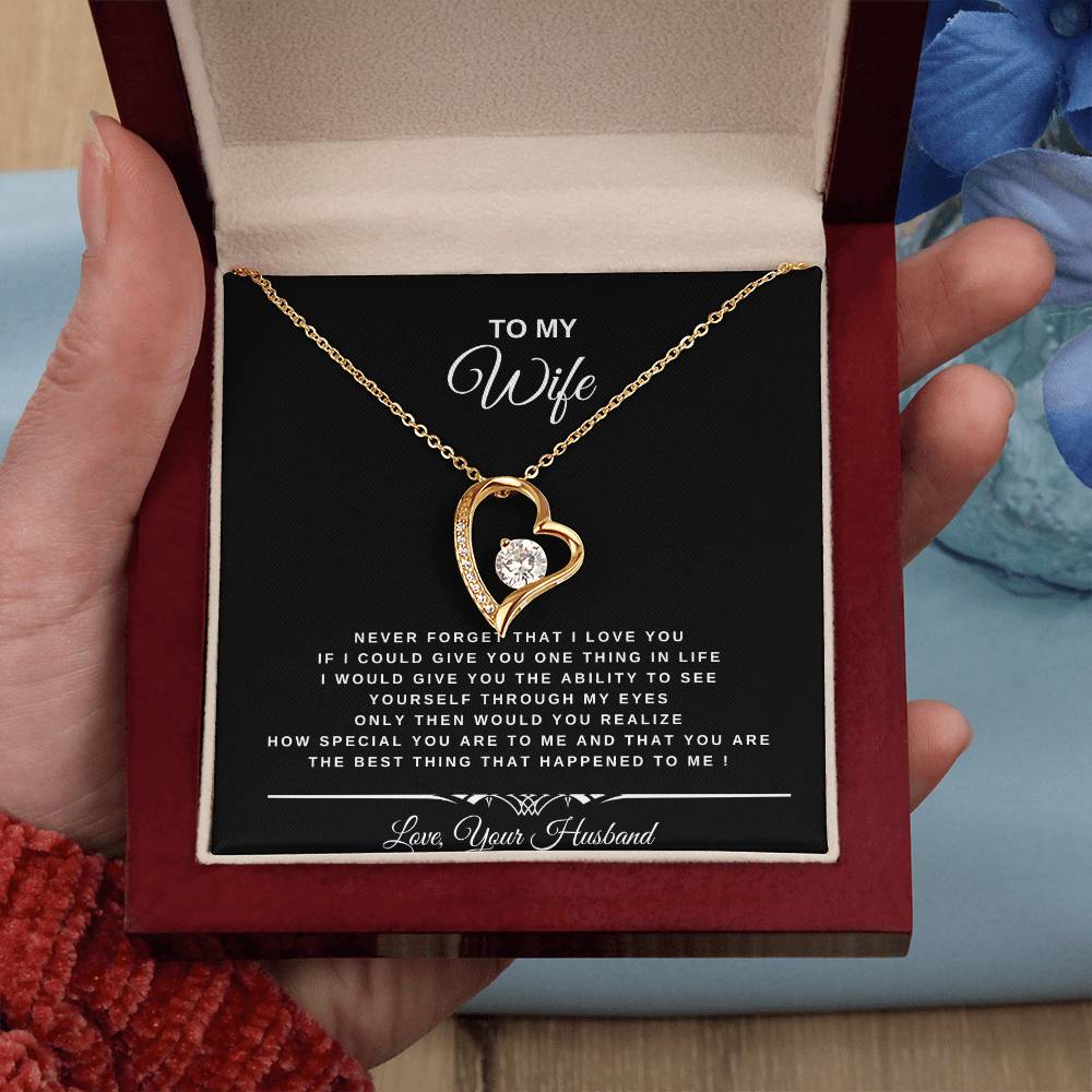 To My Wife | Forever Love Necklace