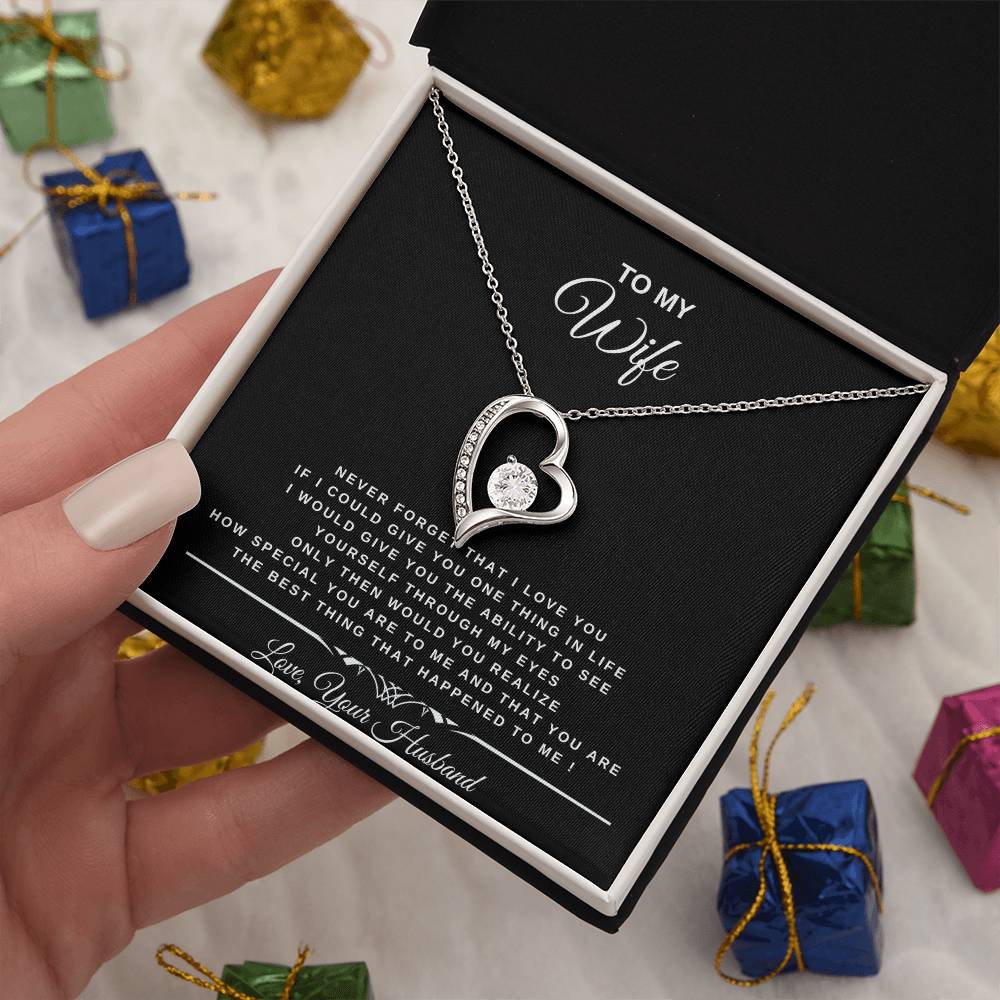 To My Wife | Forever Love Necklace