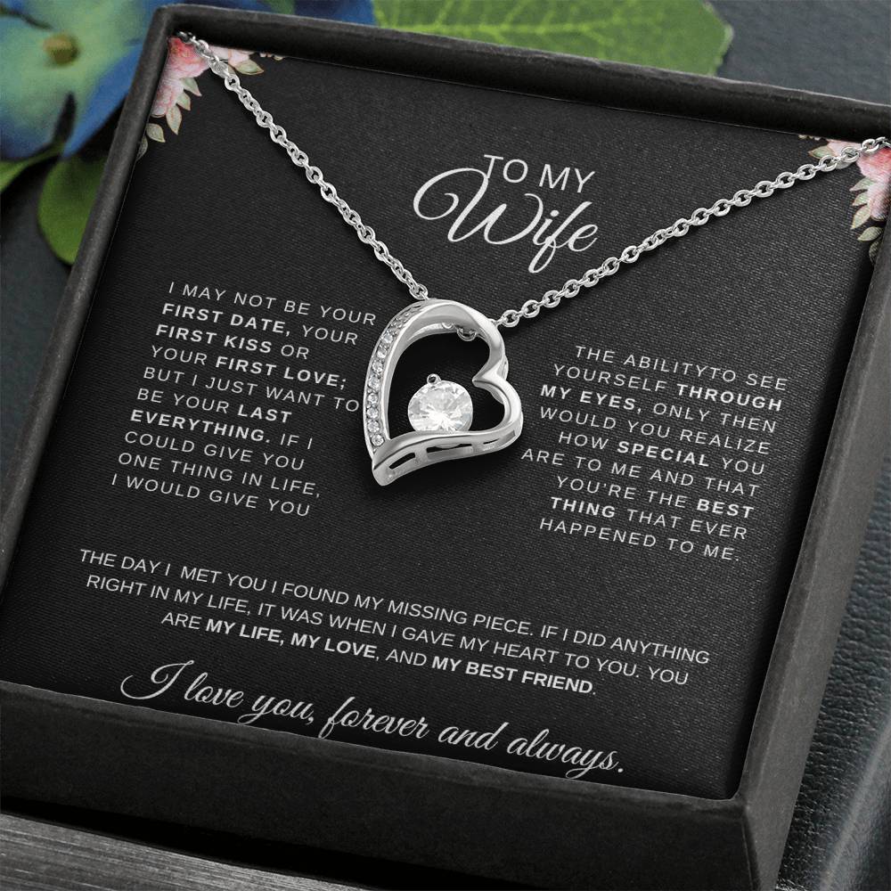 I May Not Be Your First Date, First Kiss, First Love | Heart Necklace