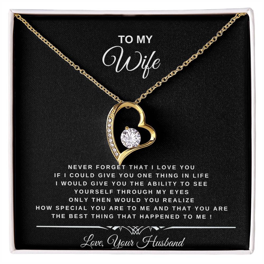 To My Wife | Forever Love Necklace