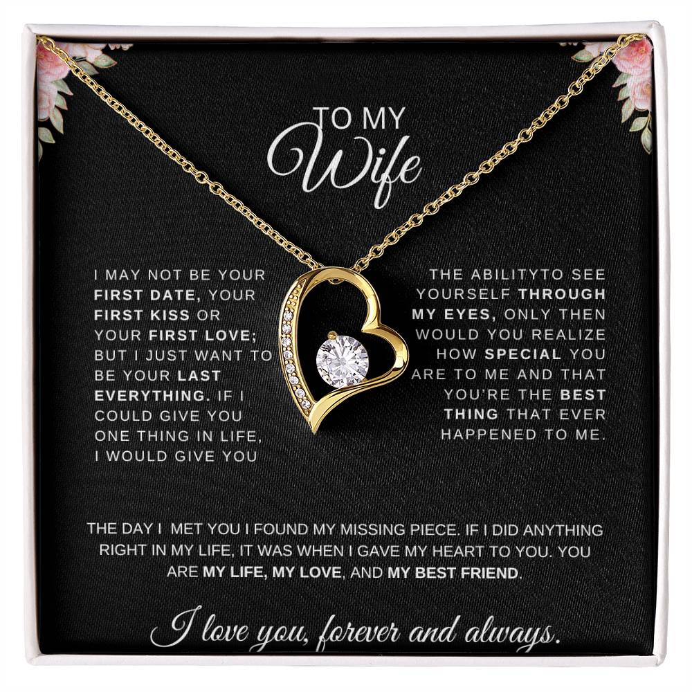 I May Not Be Your First Date, First Kiss, First Love | Heart Necklace