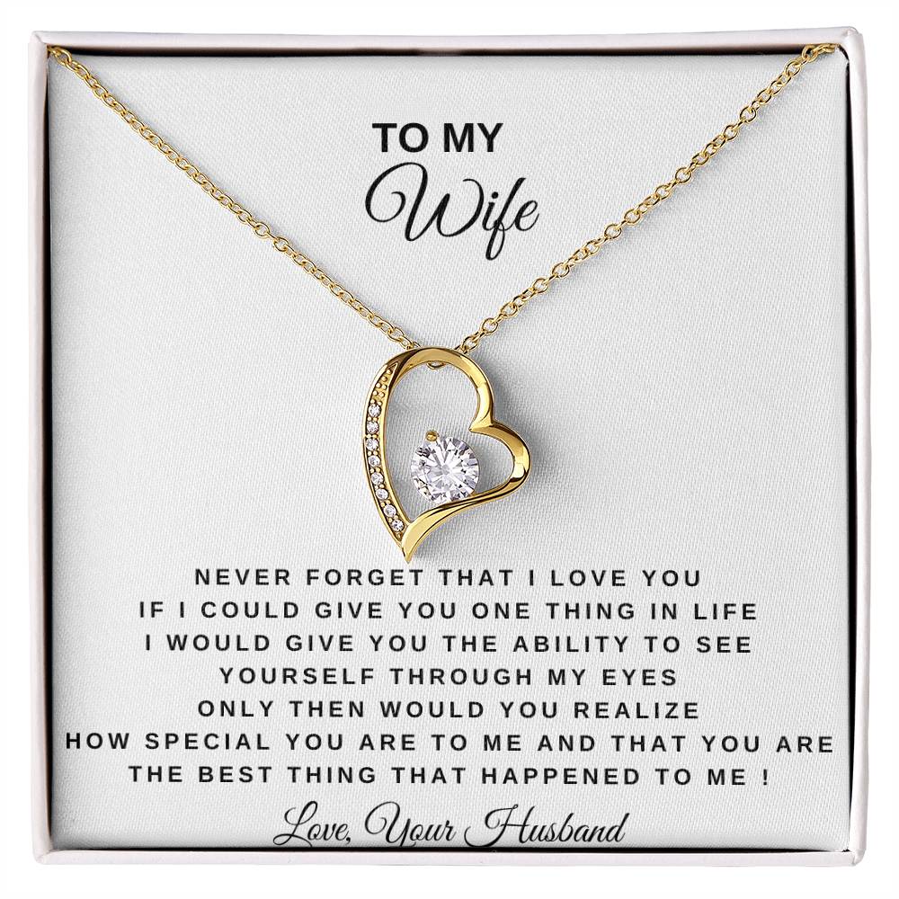 To My Wife | Forever Love Necklace