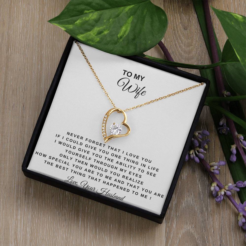 To My Wife | Forever Love Necklace