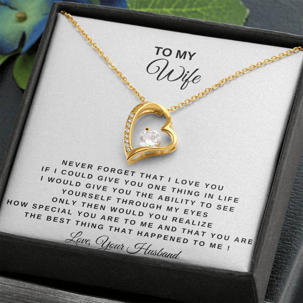 To My Wife | Forever Love Necklace