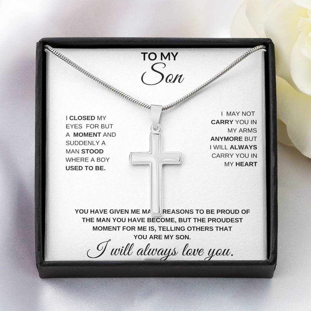 To My Son | Cross Necklace