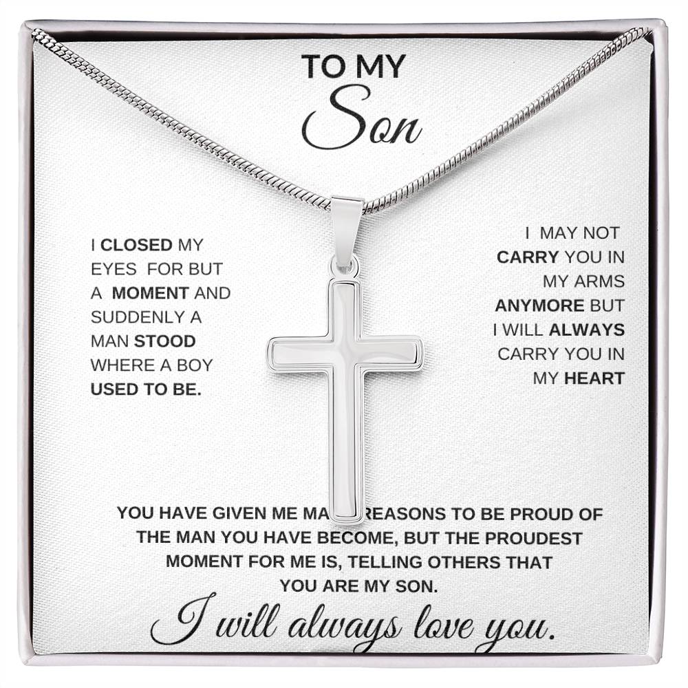 To My Son | Cross Necklace