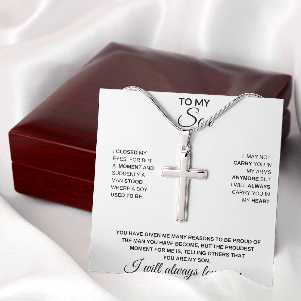 To My Son | Cross Necklace