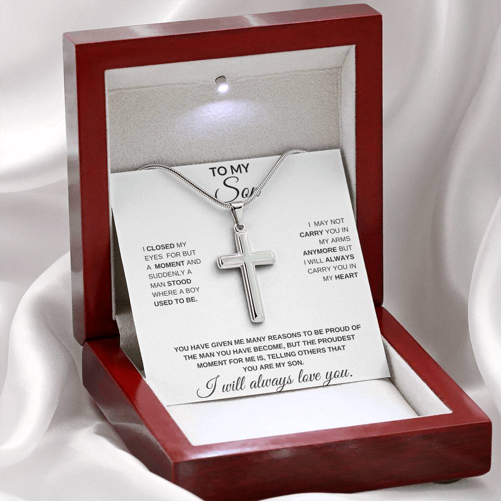 To My Son | Cross Necklace