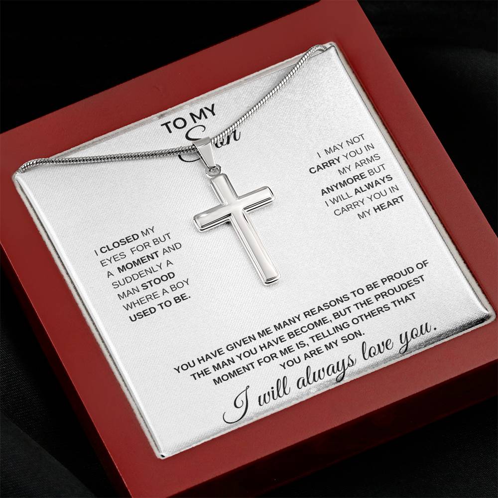 To My Son | Cross Necklace