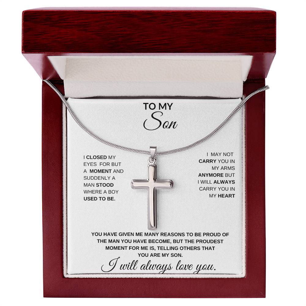 To My Son | Cross Necklace